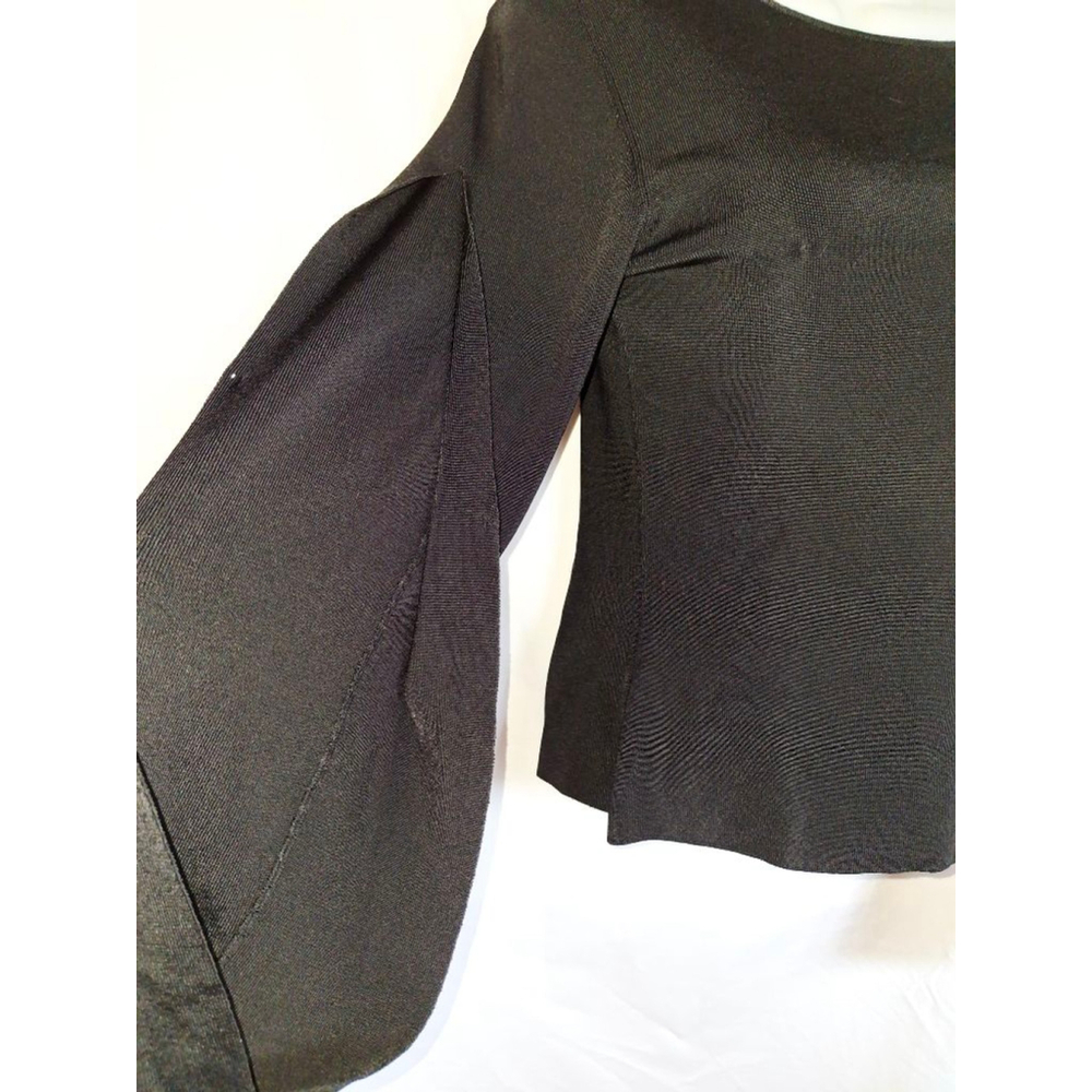 Harley-Davidson Black & White biker womens Long Sleeve Tee Shirt M - Picture 2 of 4